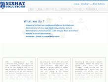 Tablet Screenshot of nixhat.com